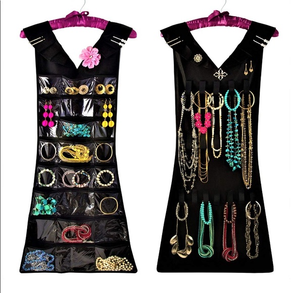 black dress jewelry organizer